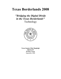 Chapter 9: "Bridging the Digital Divide in the Texas Borderlands"