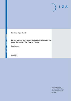 Policy Paper No. 60