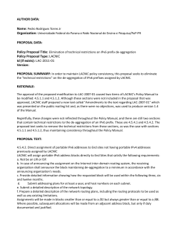 Formul&aacute;rio Nova Proposta de Pol&iacute;tica de LACNIC