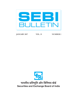 SEBI Bulletin