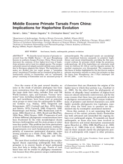709 Kb PDF - Carnegie Museum of Natural History