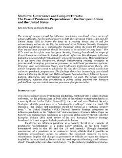 Multilevel Governance and Complex Threats: The Case of