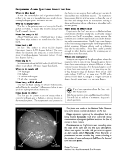 SUN FAQs (Page 1)