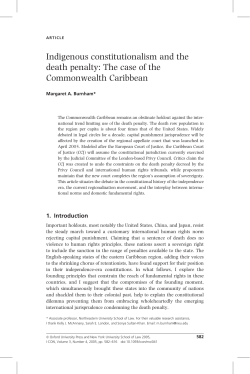 Indigenous constitutionalism and the death