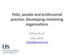 Thinking and talking about relationships: What happens when