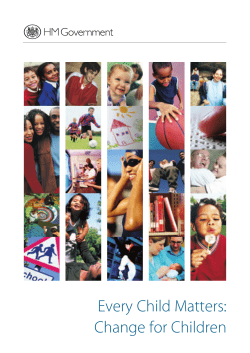 Every Child Matters: Change for Children