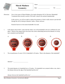 March Madness Geometry