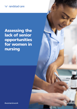 Assessing the lack of senior opportunities for women in
