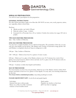 Miralax prep
