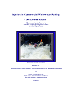 Injuries in Commercial Whitewater Rafting