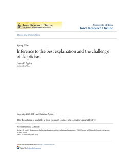 Inference to the best explanation and the challenge of skepticism