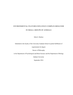 environmental features influence complex