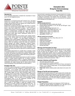 Estradiol (E2) Enzyme Immunoassay Test Kit