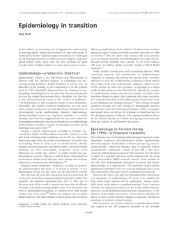 Epidemiology in transition.