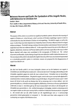 of the Angelic Realm, with Reference to Christian Art