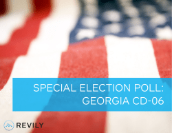 special election poll: georgia cd-06
