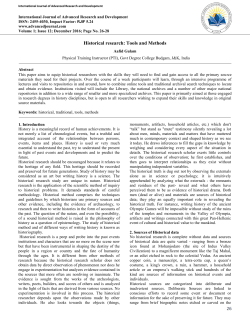 - International Journal of Advanced Research and