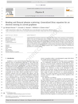 Bending and flexural phonon scattering Generalized Dirac equation