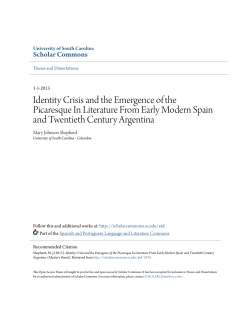 Identity Crisis and the Emergence of the Picaresque In Literature