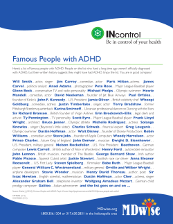 Famous People with ADHD