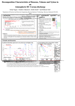 Decomposition Characteristics of Benzene, Toluene and Xylene in