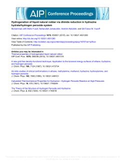 Hydrogenation of liquid natural rubber via