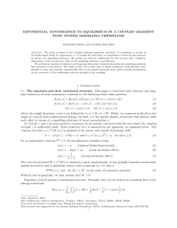 EXPONENTIAL CONVERGENCE TO EQUILIBRIUM IN A COUPLED