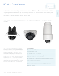 HD Micro Dome Cameras