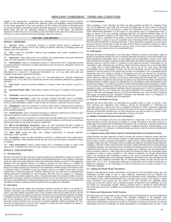 terms and conditions