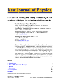 Fast random rewiring and strong connectivity impair subthreshold