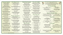 Menu - Magnolia Pancake Haus