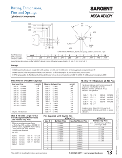 Cylinders and Components