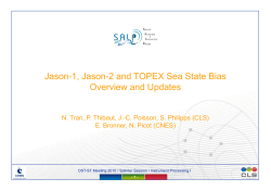 Overview and update of the Sea State Bias corrections for the Jason