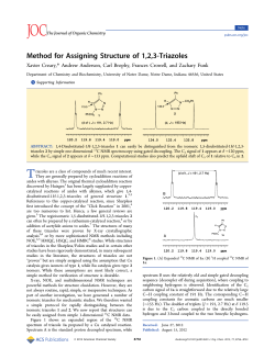Method for Assigning Structure of 1,2,3
