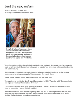 read more - Atascadero Community Band