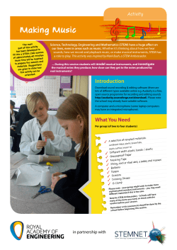 Making Music - Royal Academy of Engineering