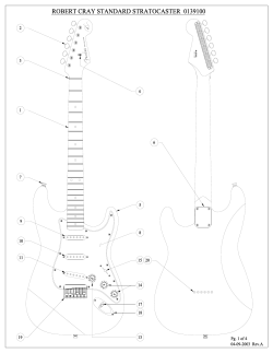 ROBERT CRAY STANDARD STRATOCASTER 0139100