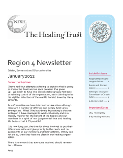 Region 04 Winter Newsletter 2012