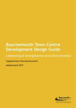 Bournemouth Town Centre Development Design Guide