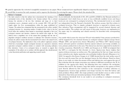 1 We greatly appreciate the reviewer`s insightful comments on our