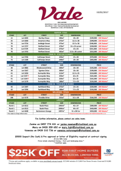 Janine on 0457 774 431 or janine.newman