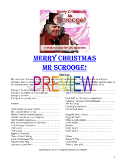 merry Christmas Mr. Scrooge