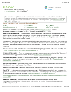 Acute pancreatitis - Peak Gastroenterology Associates Colorado