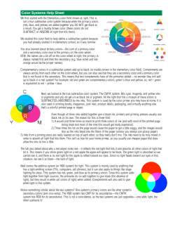 Color System Lab Overview