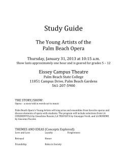 Study Guide - Palm Beach State College