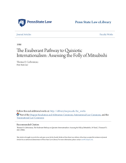 The Exuberant Pathway to Quixiotic
