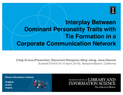 Interplay Between Dominant Personality Traits with Tie Formation in