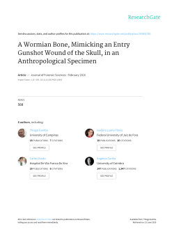 A Wormian Bone, Mimicking an Entry Gunshot Wound of the Skull, in