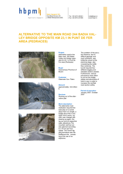 ley bridge opposite km 23,1 in punt de fer area (pedraces)