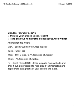 19 Monday, February 8, 2016.notebook